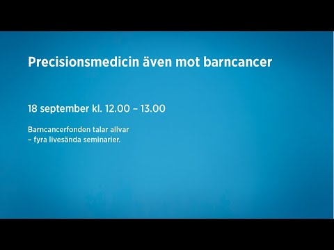 Precisionsmedicin även mot barncancer