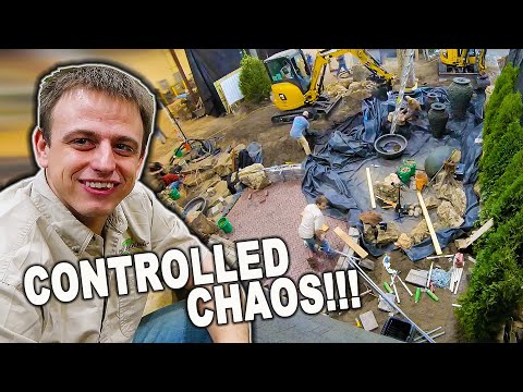 KOI WINDOW Installation for Pond: Tussey Landscaping - Part 2