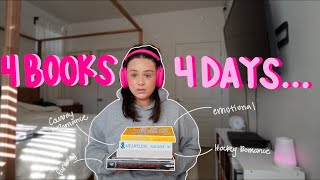 trying to finish all the books on my tbr 🪩☁️🌷✨ (4 books in 4 days)
