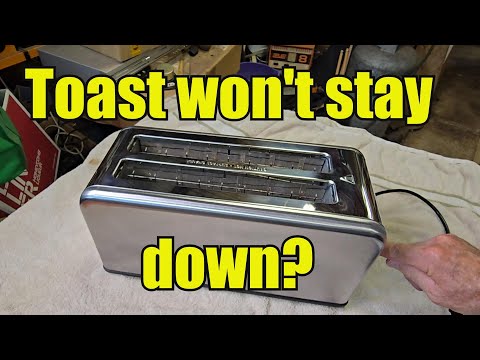 How to Repair a Toaster when your Toast won't stay Down! An Easy DIY Fix to Save some Money!