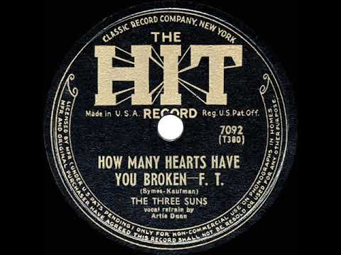 1944 HITS ARCHIVE: How Many Hearts Have You Broken - Three Suns (Artie Dunn, vocal)