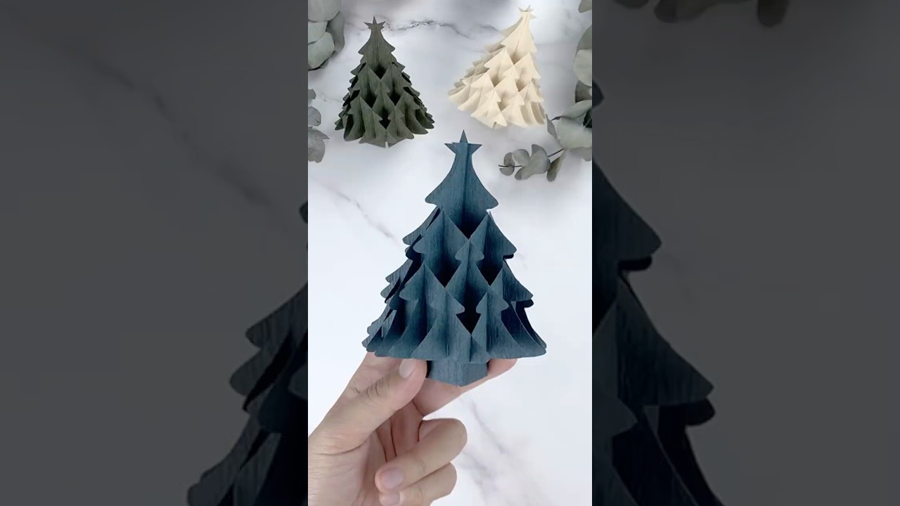 Paper Christmas Tree｜How to Make a 3D Christmas Tree｜Christmas Crafts｜Christmas Ornament #christmas