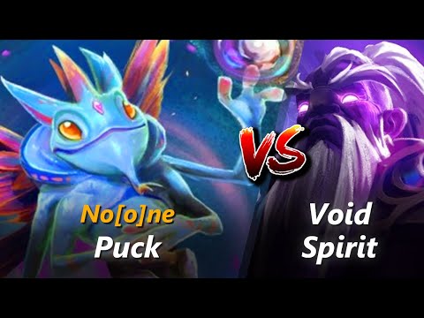 How to Puck mid vs Void Spirit (feat. No[o]ne) | First 10 minutes