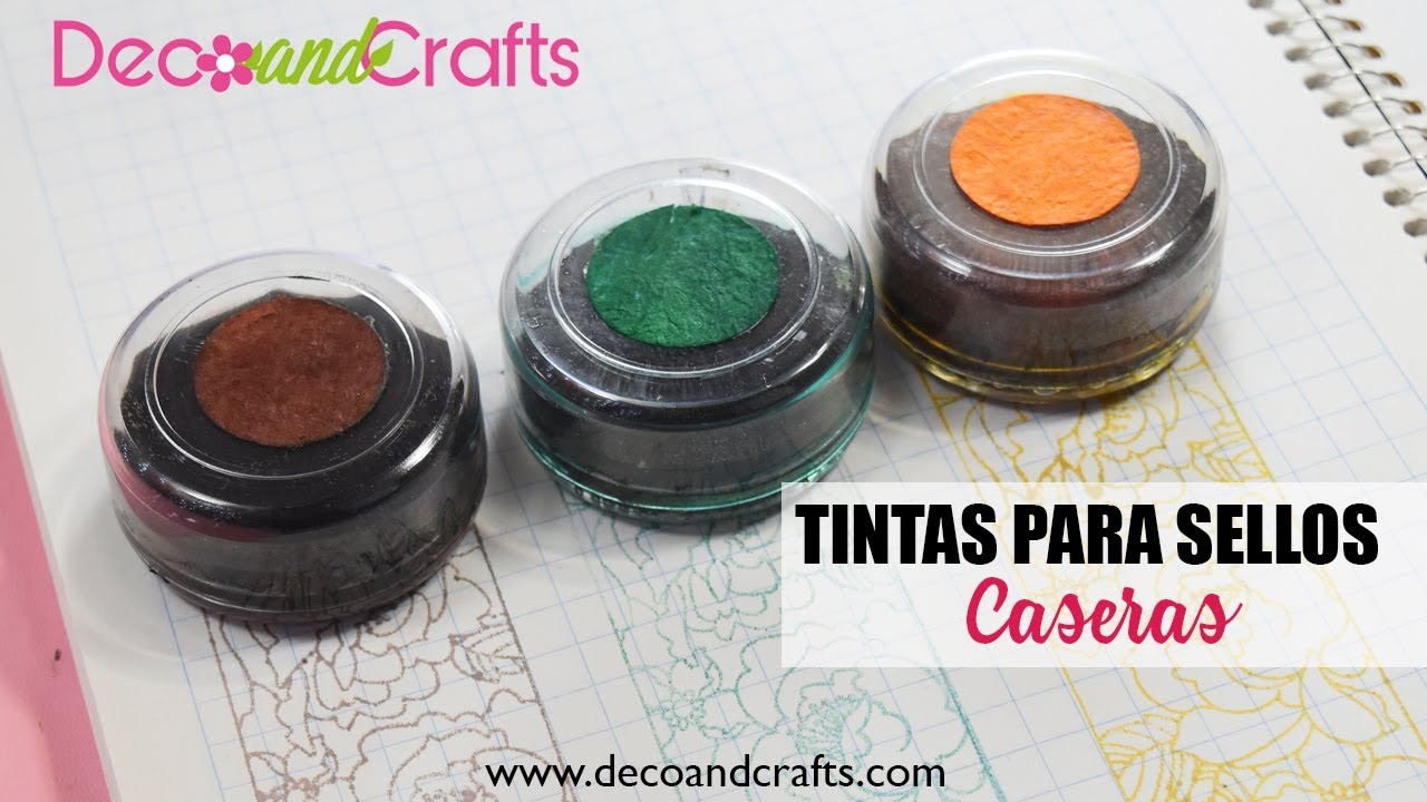 Tintas para sellos caseras - DecoAndCrafts
