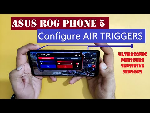 Configure Air Triggers on Asus ROG Phone 5 | Shortest video