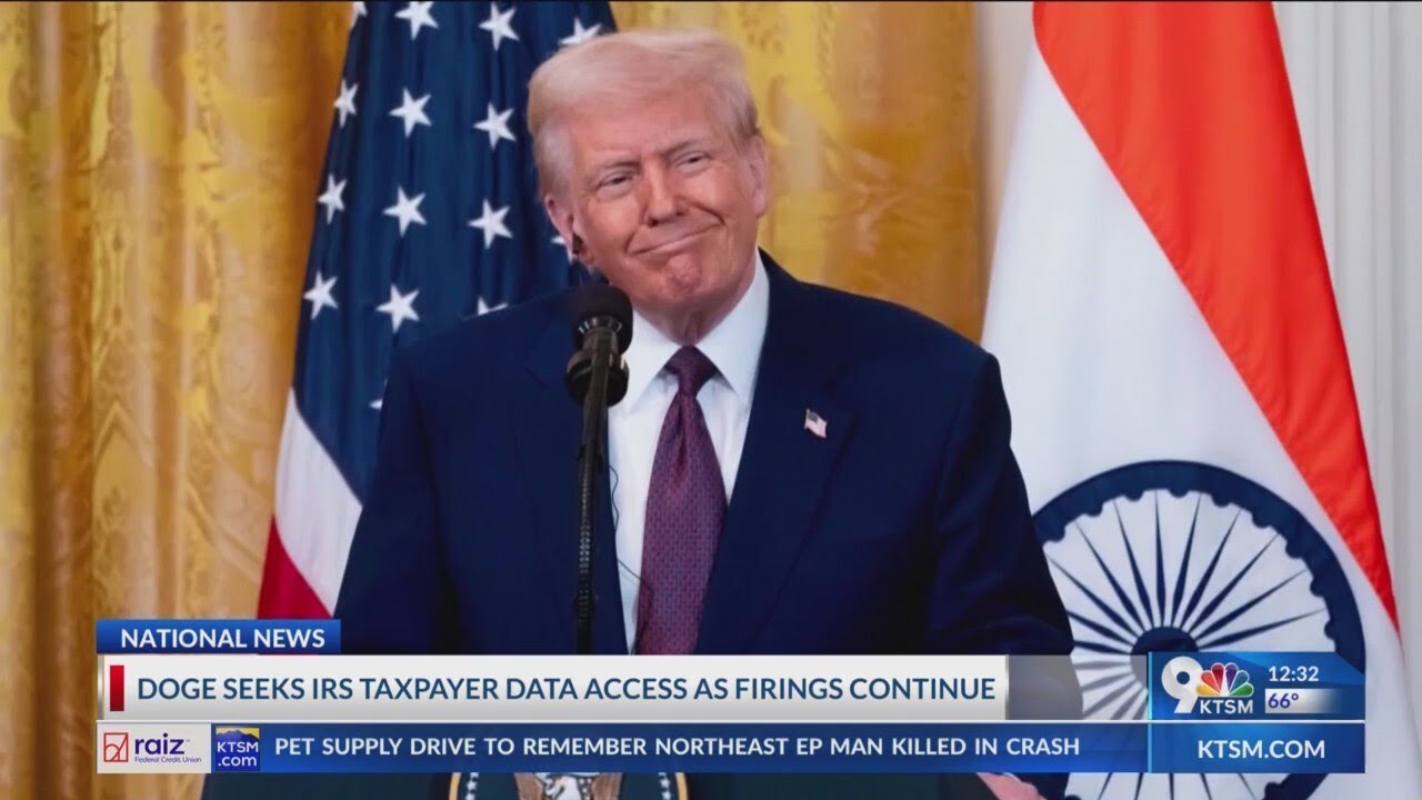 DOGE seeks IRS taxpayer data access as firing continue