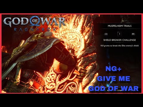 Muspelheim final trials - Shield Breaker Challenge on Give Me God of War New Game plus [#2]