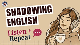 Easy English Listening & Speaking Practice for Beginners | Slow Shadowing A1 A2 | American Accent