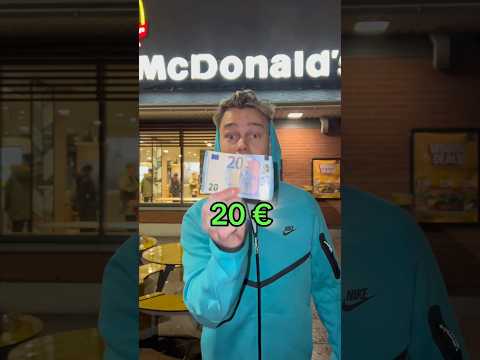 Miten Mäkkärin Työntekijä Reagoi Rahaan?!🍔💸🎁