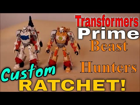 CUSTOM Transformers Prime Beast Hunters Ratchet - GotBot True Review NUMBER 243