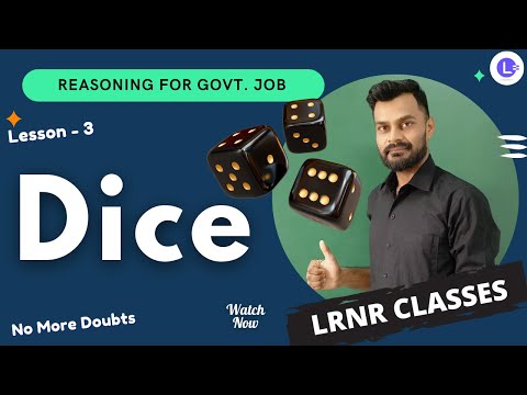 Reasoning for all Government Job Exam - Dice Complete Video 😍 || Learn Easy Tricks || LRNR Classes