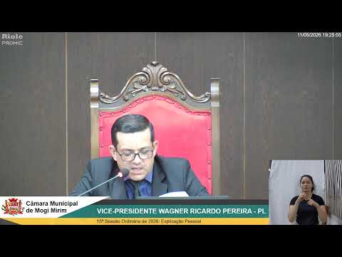 15ª Sessão Ordinária de 2026