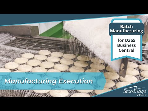 See video Business Central for Batch Manufacturing: Manufacturing Execution