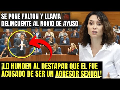 SOCIALIST KID INSULTS AYUSO'S BOYFRIEND 😱 AND IS REMINDED HE WAS ACCUSED OF SEXUAL ASSAULT! 😱
