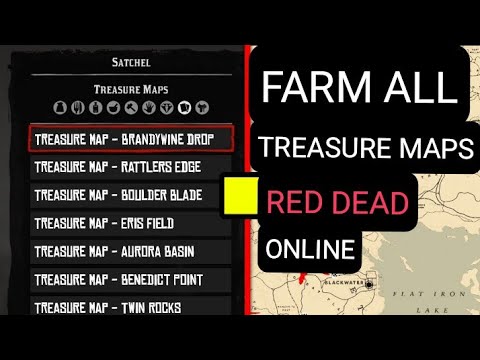 *BEGINNERS* FARM ALL TREASURE MAPS GLITCH! RDR2 ONLINE - RED DEAD ONLINE - RED DEAD REDEMPTION 2