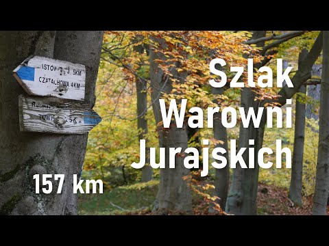 Szlak Warowni Jurajskich - biwakowy październik na Jurze, 157 km wędrówki z plecakiem