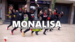 MONALISA (Remix) - LOJAY (Official Dance Video) ft. Sarz &amp; Chris Brown | Dance Republic Africa