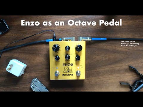 Meris Enzo as an Octave Pedal (Simple Demo)