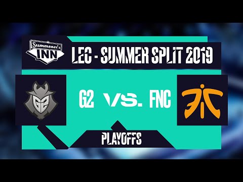 G2 Esports vs Fnatic | LEC Summer Split 2019 Playoffs [GER]
