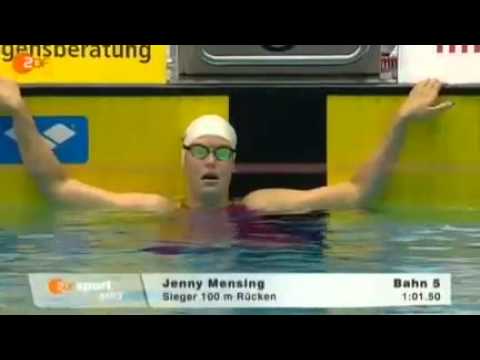DM 2013 in Berlin - 100m Rücken Finale Frauen