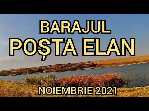 Pescuit baraj POSTA ELAN Vaslui video noiembrie 2021