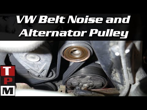 2005 vw jetta tdi belt noise and alternator decoupler pulley...