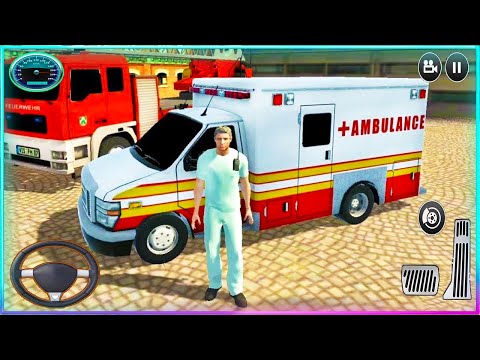 US Ambulance Driving Simulator 2021 - Emergency Van Rescue Driver 2 -  Android Gameplay 2021