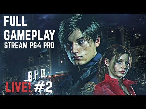Resident Evil 2 Remake LEON Walkthrough Part 2 (Full Game) LIVE!!