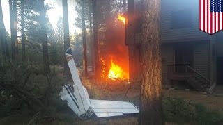California plane crash: small plane crashes into South Lake Tahoe house - TomoNews