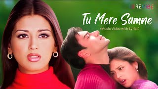 Download lagu Tu Mere Samne | Alka Yagnik, Udit Narayan | Ajay, Rani, Sonali | Chori Chori mp3