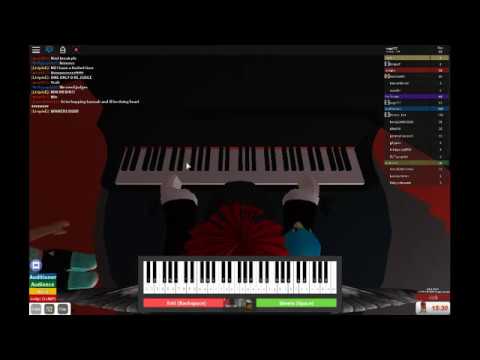 Playing Faded on piano ON roblox! (notes in desc) Roblox got talent #1