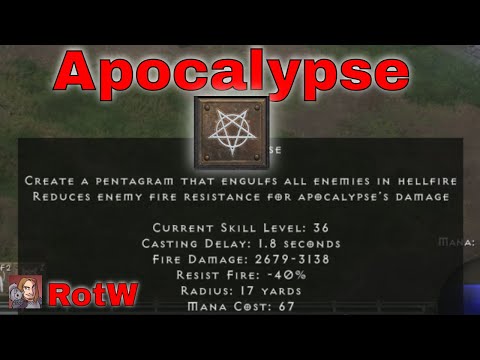 D2R Skills & Abilities - Apocalypse (Warlock Chaos Tree){RotW}