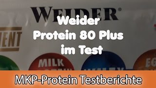 Weider Protein 80 Plus Test - Erfahrungen, Geschmack & Löslichkeit im Check