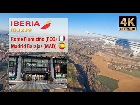 🇮🇹 Roma Fiumicino (FCO) para 🇪🇸 Madrid Barajas (MAD) com Iberia - relato de viagem
