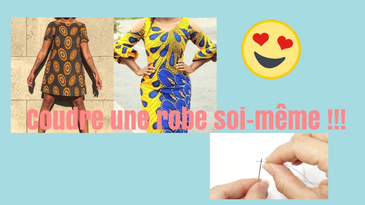 DIY : COUDRE UNE ROBE TRAPÈZE EN WAX SANS PATRON ET SANS MACHINE😱
