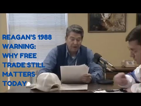 The Speech That Redefined U S-Canada Trade: Reagan’s 1988 Radio Address