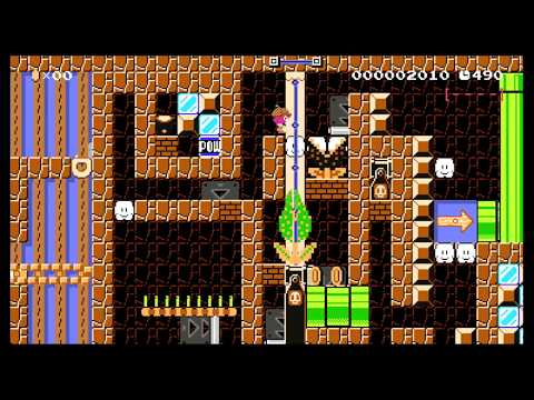 やったぜ!100マリ制覇　とてむずキャラマリオチャレンジ×4 by デブイラネ - SUPER MARIO MAKER - NO COMMENTARY 1bf