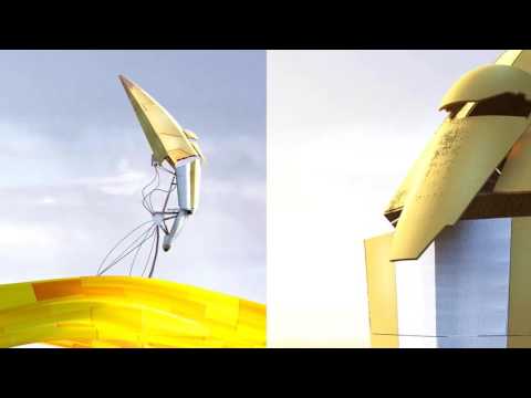 Lebbeus Woods - Animation Aerial Paris