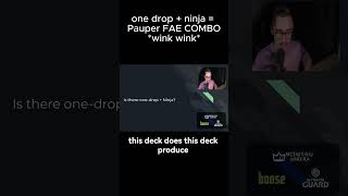 one drop + ninja = Pauper FAE COMBO wink wink #MTG #Pauper #Faeries #MTGTips #PauperMTG #magic