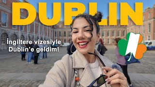 Dublin Gezi Vlog p1🇮🇪 (Dublin otel, yemek, gezi)