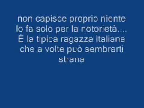 Dj matrix - La tipica ragazza italiana + testo