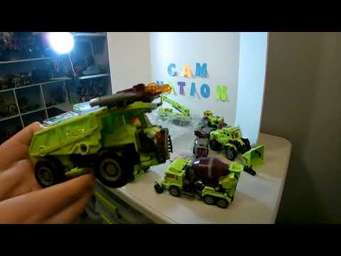 Video Review/Unboxing Of TF Engineering Transformers NBK/ Devastator