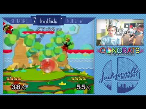 Jax Smash Weekly 5/25/17 - SodaBro(Fox) Vs nope(Fox) - Melee Grand Finals
