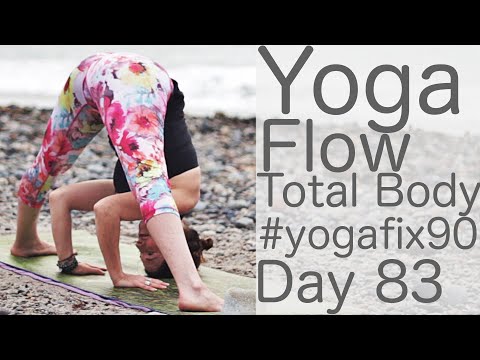 30 Minute Glowing Yoga Body Workout (Vinyasa Flow Class) Day 83 Yoga Fix 90
