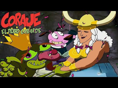 Coraje conoce a las Valquirias y los Trolls CORAJE EL PERRO COBARDE CAPITULO COMPLETO EN ESPAÑOL LA