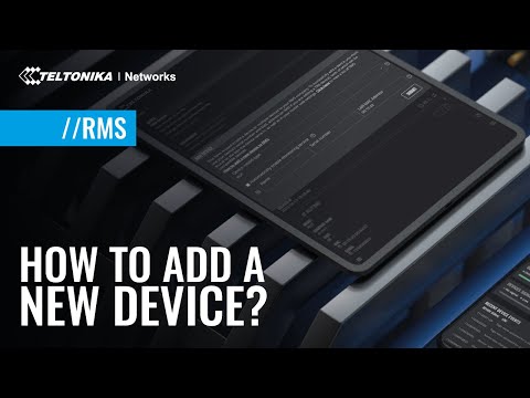 How to Add RUT956 to RMS Platform video thumbnail