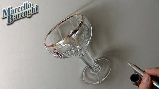 How I drew a beer goblet