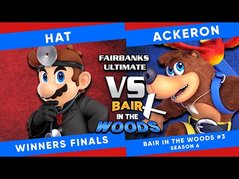 Bair in the Woods 3: Hat (Dr. Mario, Terry) vs MZ | Ackeron (Banjo, Mario) - SSBU Winners Finals
