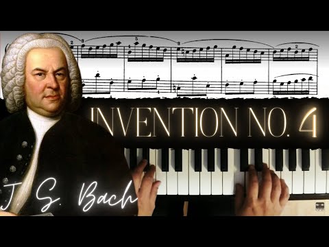 J.S. Bach: Two-Part  Invention No. 4 in D minor │ Classical Piano Lesson #1