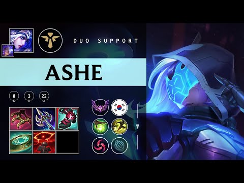 Ashe Support vs Pyke - KR Master Patch 25.24